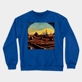 Starry Night in Mos Eisley Tatooine Crewneck Sweatshirt